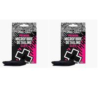 Muc-Off Premium Microfibra Paño de Detalle - Trapo Abrillantador y Limpiador Ideal para Acabados Delicados (Paquete de 2)