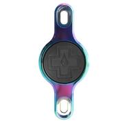 Muc-Off Secure Bicycle AirTag Holder, Unisex-Adult, Turquoise Getaway Solids, (L) 85.5 x (W) 35.5 x (D) 10.25mm