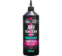 Muc-Off - Sellante Tubeless 1L Bio No Puncture para Bicicletas, ideal para descenso, enduro y carretera, sella roturas de hasta 6 mm, con sistema UV para detección de pinchazos, no corrosivo y fácil
