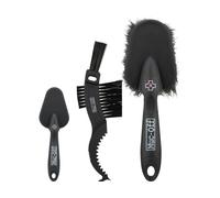 Muc-Off Set de cepillos de 3 piezas Brush-Set negro one_size