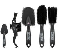 Muc-Off Set de cepillos de 5 piezas Brush-Set negro one_size