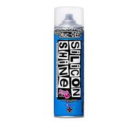 Muc-Off Silicon Shine Abrillantador de Bicicleta de Silicona Líquida, 500 ML - Spray Protector de Bicicleta, Abrillantador y Reductor de Fricción para Acabado Luciente - Para Todo Tipo de Bicicletas