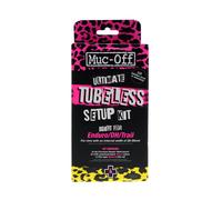 Muc-Off Ultimate Tubeless Setup Kit - Kit Sellador de Neumáticos para Reparación de Rueda de Bicicleta Tubeless, DH/Enduro - Incluye Fondo de Llanta, Parches, Válvulas y Sellador de Ruedas