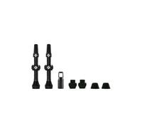 Muc-Off - Válvulas Tubeless Aluminio 7075 para Reparación de Bicicletas, compatibles con espuma para llantas y sistema de flujo de aire libre, incluye herramienta integrada de extracción y bases de