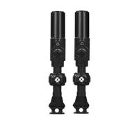 Muc-Off Big Bore Hybrid Válvulas Tubeless, Negro 35 mm - Tapas de Válvula de Bicicleta de Precisión con Tecnología Revolucionaria de Flujo de Aire para Bicis Tubeless de Ruta, MTB y Gravel