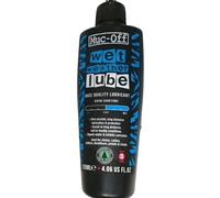 Muc-Off Wet Chain Lube, 120 Ml - Lubricante de Cadena de Bicicleta Biodegradable - Lubricante de Bicicleta Formulado para Ambientes Húmedos - Apto para Todo Tipo de Bicicletas