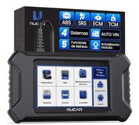 mucar OBD2 Diagnóstico, CS4 Diagnosis Coche Multimarca con 4 Sistemas (ABS/SRS/ECM/TCM) Y 5 Funciones de Reinicio (Reinicio de Aceite/EPB/SAS/TPMS/ETS), OBD2 Diagnosis para Actualización Gratuita