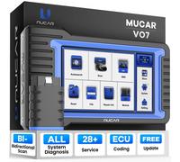 MUCAR VO7 VO7S escáner profesional Auto OBD2 sistema completo 28 reinicio codificación ECU bidireccional ECM TCM SRS escaneo herramientas de diagnóstico de coche MUCAR VO7