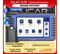 Herramienta de diagnóstico de coche MUCAR VO7S/VO7, actualización gratuita de por vida, codificación ECU bidireccional, escáner Obd2, diagnóstico completo del sistema, 28 reinicio MUCAR VO7S