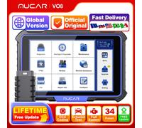 Herramienta de Diagnóstico OBD2 Profesional MUCAR VO8 con Actualización Gratuita de por Vida, Diagnóstico Completo del Sistema, Codificación ECU, Bidireccional, 34 Reinicios MUCAR VO8