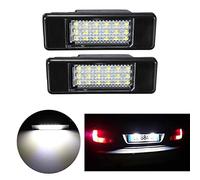 MuChangZi 2 Unids 12V Lámpara Super Brillante 6000 K Luz de Matrícula para P/eugeot 106 1007 207 307 308 3008 406 407 508 806 para C/itroen C2 C3 C4 C5 C5 C6 DS3