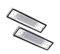 MuChangZi 2 Unids 6000 K 18 Leds Coche Luces de Matrícula 12 V Lámpara Blanca Número de Placa para O/Pel Corsa B Astra F G Omega Zafira Signum V