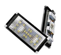 MuChangZi 2 Unids Sin Error 18 LED Luz de Placa de Matrícula para B/MW E66 E65 7-Series 735i 2006-2008 Blanca 12V Canbus Luz de Placa de Matrícula