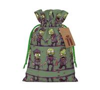 Muchas bolsas de regalo con cordón con estampado de zombies, para temporada de vacaciones, cumpleaños, aniversarios y cualquier ocasión especial