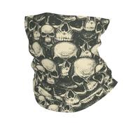 Muchas Calaveras Moda De La Muerte Lavable Calentador De Cuello Cómodo Cuello Pañuelo Pasamontañas para Pesca Yoga Correr