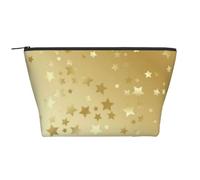 Muchas Estrellas Doradas Sin Costuras, Bolsa de artículos de tocador Bolsa de Maquillaje Bolsa de cosméticos Bolsa de artículos de tocador de Viaje portátil