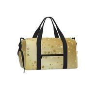 Muchas Estrellas Doradas sin Costuras,Bolso Deportivo Bandolera de Mano, Bolsa de Deporte, Bolsa de Viaje de Gran Capacidad para Mujeres y Hombres.