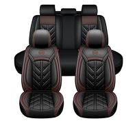 Muchkey Fundas Asientos Coche Compatible con Mitsubishi Space Star Protector de Asiento para Delanteros y Traseros Accesorios(MH141,Estándar-Café
