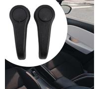 MuchLuckystar 2 manijas de palanca de ajuste de asiento izquierda y derecha, piezas de repuesto negras compatibles con Renault Clio MK2, 11,5 x 3,5 cm