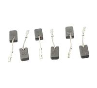 MuchLuckystar 6 paquetes de cepillos de carbono E64 de 6 x 10 x 17 mm con resortes para piezas de amoladora angular Bosch GWS12-125S GWS12-150SE de 1200 W