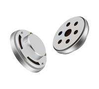 MuchLuckystar Altavoz de conducción de gas de 16,2 mm, unidad de audio inalámbrico, diafragma compuesto, rango completo, 20 Hz-20 kHz, para reparación de auriculares, color negro
