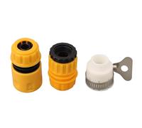 MuchLuckystar Arandela turbo de alta presión para manguera de jardín, boquilla giratoria de 360° con poste largo, plástico y aleación, herramienta de limpieza de coche para riego del hogar