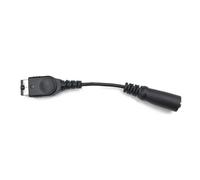 MuchLuckystar Cable adaptador de auriculares de 3,5 mm para Game Boy para Advance SP, cable convertidor de conector de audio de 11 cm para consola, color negro