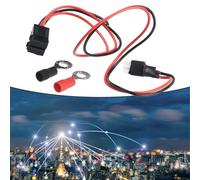 MuchLuckystar Cable de alimentación CC de 6 pines de 30 A con fusible, cable de radio jamón de 1 m compatible con Kenwood TS-50s TS-60s TS-140 TS-440 TS-450, para icom IC-706 IC-718