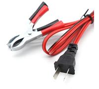 MuchLuckystar Cable de carga de batería para generador de 12 V de 1,2 m con clips, compatible con Harbor Predator, EF2000iS, para Champion y para inversores Powermate