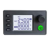 MuchLuckystar CNC Convertidor CC-CC 6-36V a 0.5-36V 40W 4.5A Buck-Boost Módulo de fuente de alimentación con pantalla LCD de 1.8 pulgadas y 11 ajustes preestablecidos de memoria