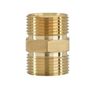 MuchLuckystar Conector de manguera M22 de 15 mm a M22 de 15 mm de alta presión, adaptador de latón para limpiadores Kärcher y Kranzle
