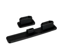 MuchLuckystar Cubierta antipolvo de PC para DJI para mando a distancia Mavic 4 Pro RC PRO2, puerto de carga y enchufe protector de ranura para tarjeta TF, color negro (paquete de 2)