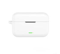 MuchLuckystar Funda de silicona para Realme Buds T500 Pro, a prueba de golpes, suave, protector de piel TPU, antiarañazos, para ajuste delgado, color negro (blanco)