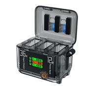 MuchLuckystar Hub de carga rápida, para DJI para osmo 360, solución eficiente, cargador de batería multiranura, estación de energía, cámara, fotografía, accesorio de viaje USB