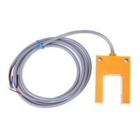 MuchLuckystar Interruptor fotoeléctrico DC 6-36V E3S-GS30E4, NPN Sensor infrarrojo ajustable de 3 cables con cable de 2 m para velocímetro y contador