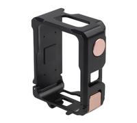 MuchLuckystar Jaula de cámara de aluminio, para Insta360 GO Ultra con perilla de liberación rápida, soporte de zapata fría, accesorio de grabación de vídeo