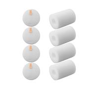 MuchLuckystar Juego de 4 filtros de espuma y fieltro compatibles con Shark para aspiradoras iq Robot RV1000 RV1001 AV1010 AV1002 UR1000 QR1000 Series