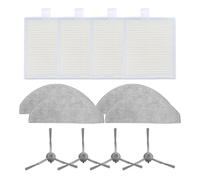 MuchLuckystar Kit de piezas de repuesto para Vyzzle D10, para ilife V20, para laresar L10, para roidmi Eve y para rook S Robot Aspiradoras - Incluye filtros, paños de fregona, cepillos laterales