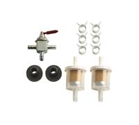 MuchLuckystar Kit de válvula de combustible, 1/4 pulgadas de corte bidireccional 1-633347 745059 para EXMARK para estafador con línea de filtro