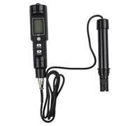 MuchLuckystar Medidor digital de oxígeno disuelto 0.0-30.0 mg/L con ATC, comprobador de DO retroiluminado para acuicultura, aguas residuales, piscina y laboratorio