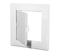 MuchLuckystar Panel de acceso ABS blanco de 150 x 200 mm y 200 x 300 mm, puerta de inspección resistente a la humedad para techo de pared, cubierta de plástico para medidor de agua y gas