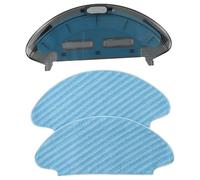 MuchLuckystar Paquete de 2 paños y placa para aspiradora robótica MEDION MD 19601, almohadillas para tanque de agua de gran capacidad, instalar piezas de repuesto