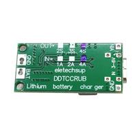 MuchLuckystar Placa de carga USB-C para 2S 3S 4S para batería Lipo, DC 3.7V 5V a 8.4V 12.6V 16.8V Boost para módulo de cargador con protección contra sobretensión