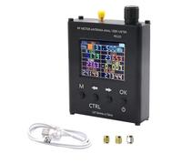 MuchLuckystar PS100 - Analizador de impedancia vectorial 137.5MHz-2.7GHz, probador de antena SWR con pantalla de 2.4 pulgadas, analizador de red RF de aleación de aluminio para radio jamón