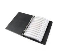 MuchLuckystar Resistor - Libro de muestras 0201-1206 para kit surtido de SMD, 170 valores, 1% de tolerancia, resistencias fijas de porcelana en estuche similar a la piel para reparación de