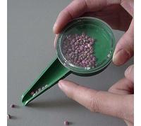 MuchLuckystar Sembrador de plantas de verduras ajustable de 5 engranajes, dispositivo manual de siembra de jardín para espaciar, herramienta de jardinería de plástico para granja doméstica (12,5 cm)