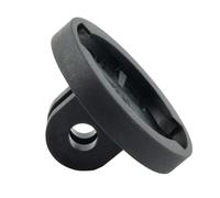 MuchLuckystar Soporte de ordenador para Garmin para Bryton Wahoo, cámara de bicicleta ABS y soporte de luz delantera, accesorio de ciclismo de 34 mm con tornillo, color negro