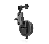 MuchLuckystar Soporte de ventosa fuerte para DJI y cámaras de acción Insta360, soporte de aleación de aluminio ajustable de 360° con liberación rápida para techo de parabrisas de coche