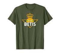 Mucho Betis - Afición Real Betis Balonpie - Hinchas Sevilla Camiseta, Hombre, Verde Oliva, S