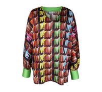 Mucho Gusto Blouse Beverly Hills Silk Multicolor Logomania Multicolor Talla: S | Blusas Outlet | Mujer